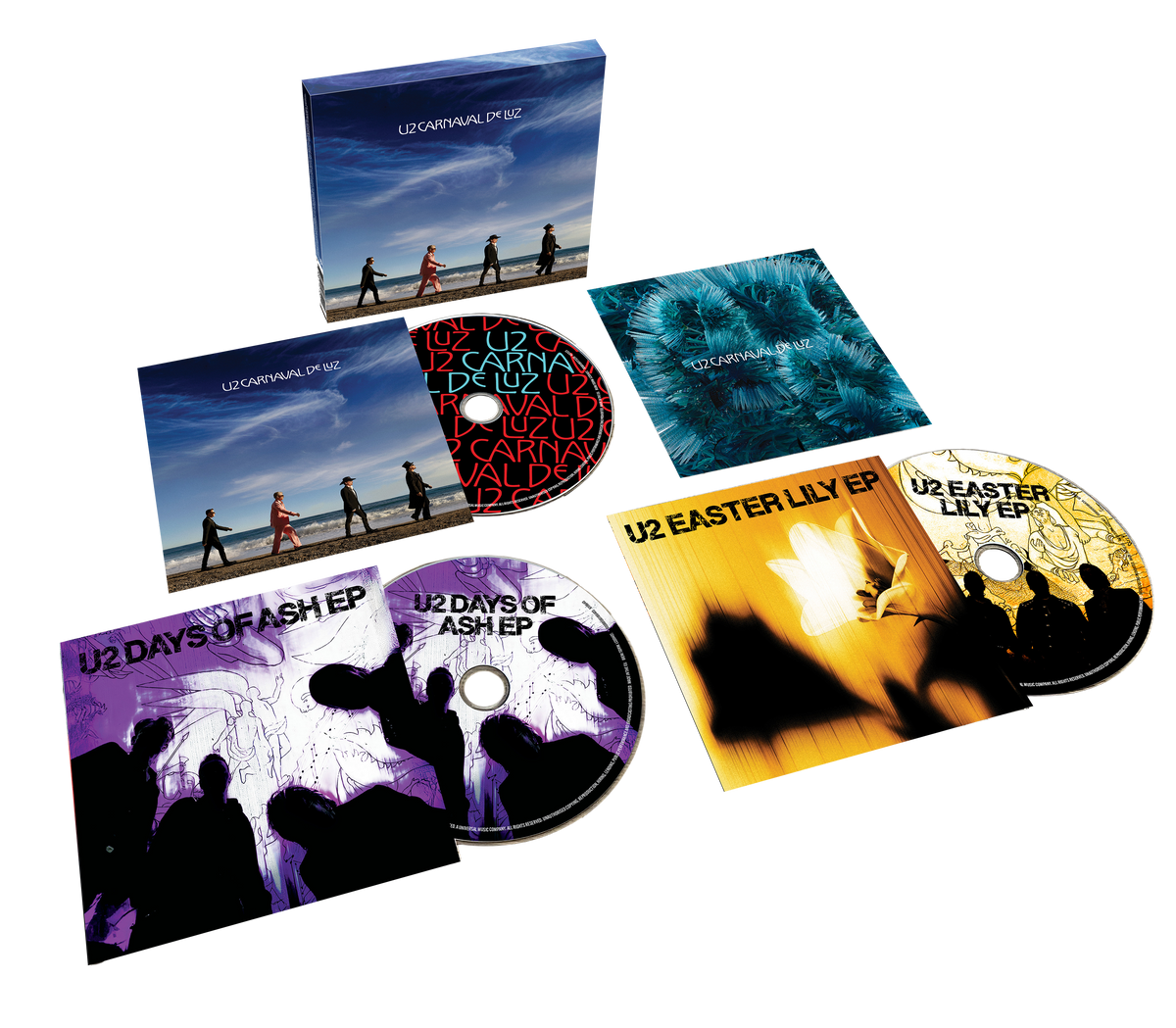 U2 'CARNAVAL DE LUZ' 3CD BOX SET