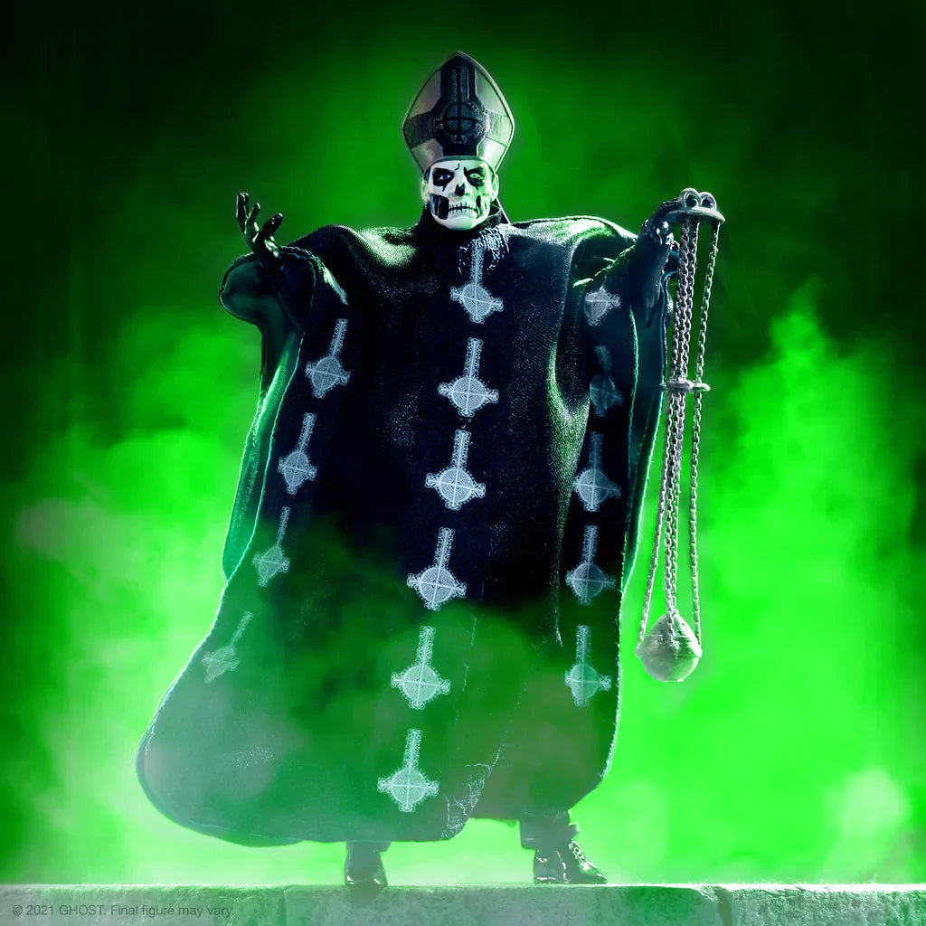 GHOST 'GHOST ULTIMATES! WAVE 2 - PAPA EMERITUS II' ACTION FIGURE