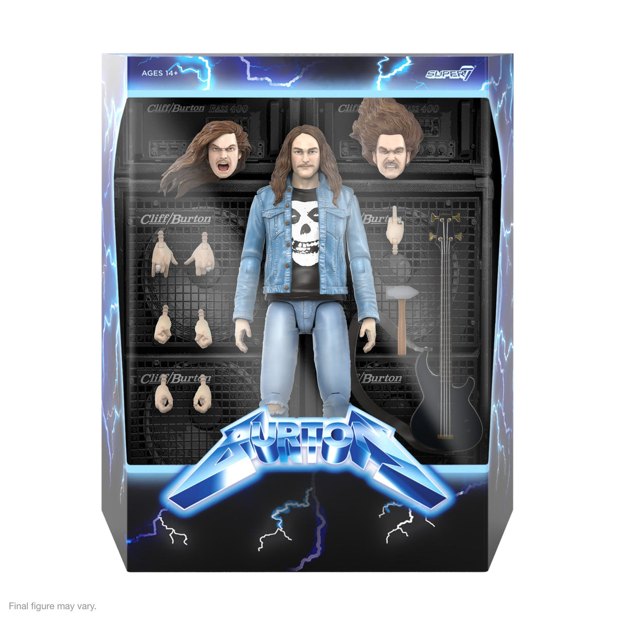 METALLICA CLIFF BURTON ULTIMATES! WAVE 1 FIGURE