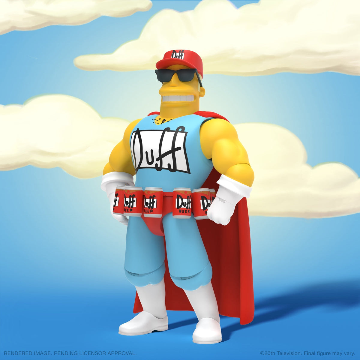 Duffmman THE SIMPSONS ULTIMATES! WAVE 2 - DUFFMAN ACTION FIGURE – Veeps Inc