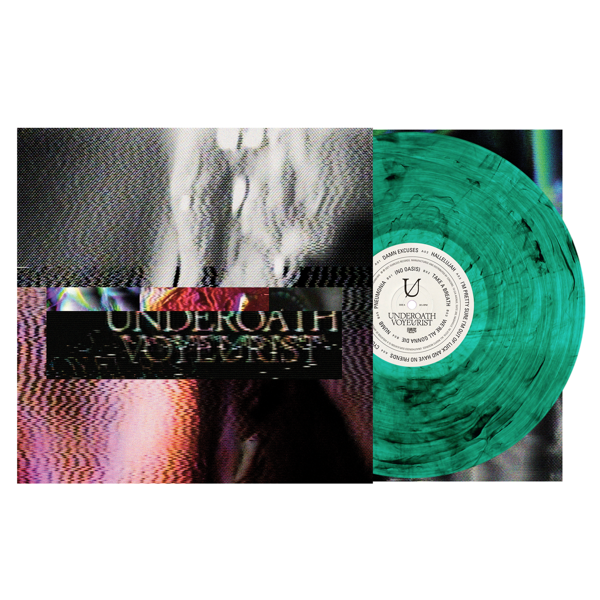 UNDEROATH 'VOYEURIST' LP - GREEN SMOKE