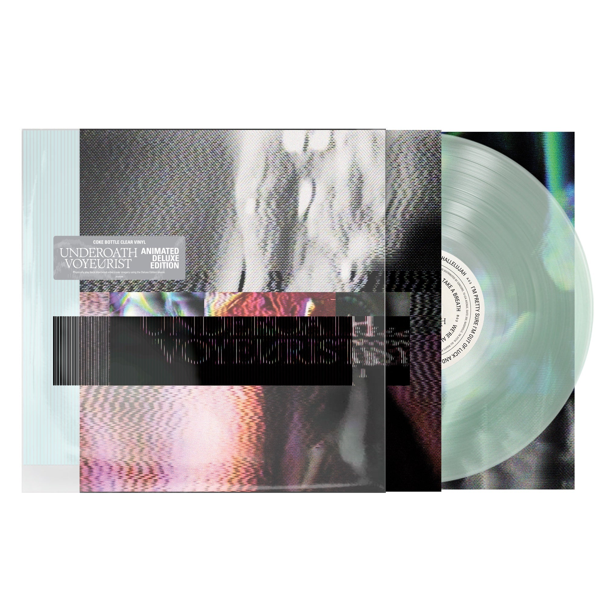 UNDEROATH ‘VOYEURIST’ LP - DELUXE - COKE BOTTLE GREEN