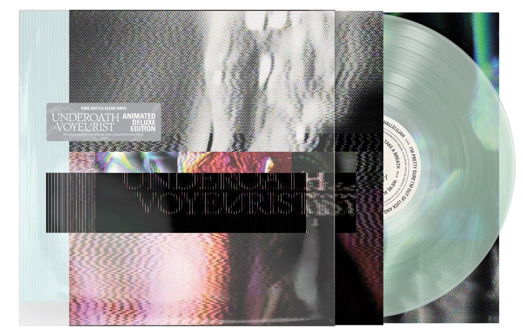UNDEROATH'VOYEURIST' LP - DELUXE - COKE BOTTLE GREEN