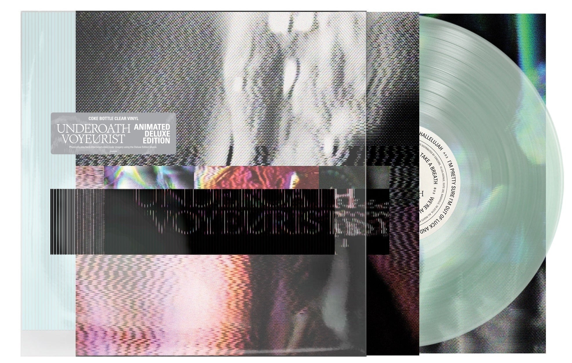 UNDEROATH ‘VOYEURIST’ LP - DELUXE - COKE BOTTLE GREEN