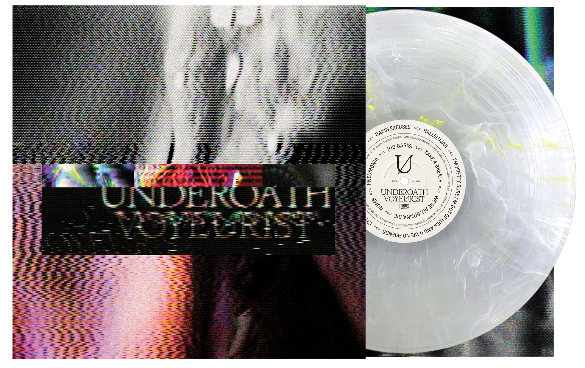 UNDEROATH ‘VOYEURIST’ LP - EXCLUSIVE - LTD. 350 - GOLD