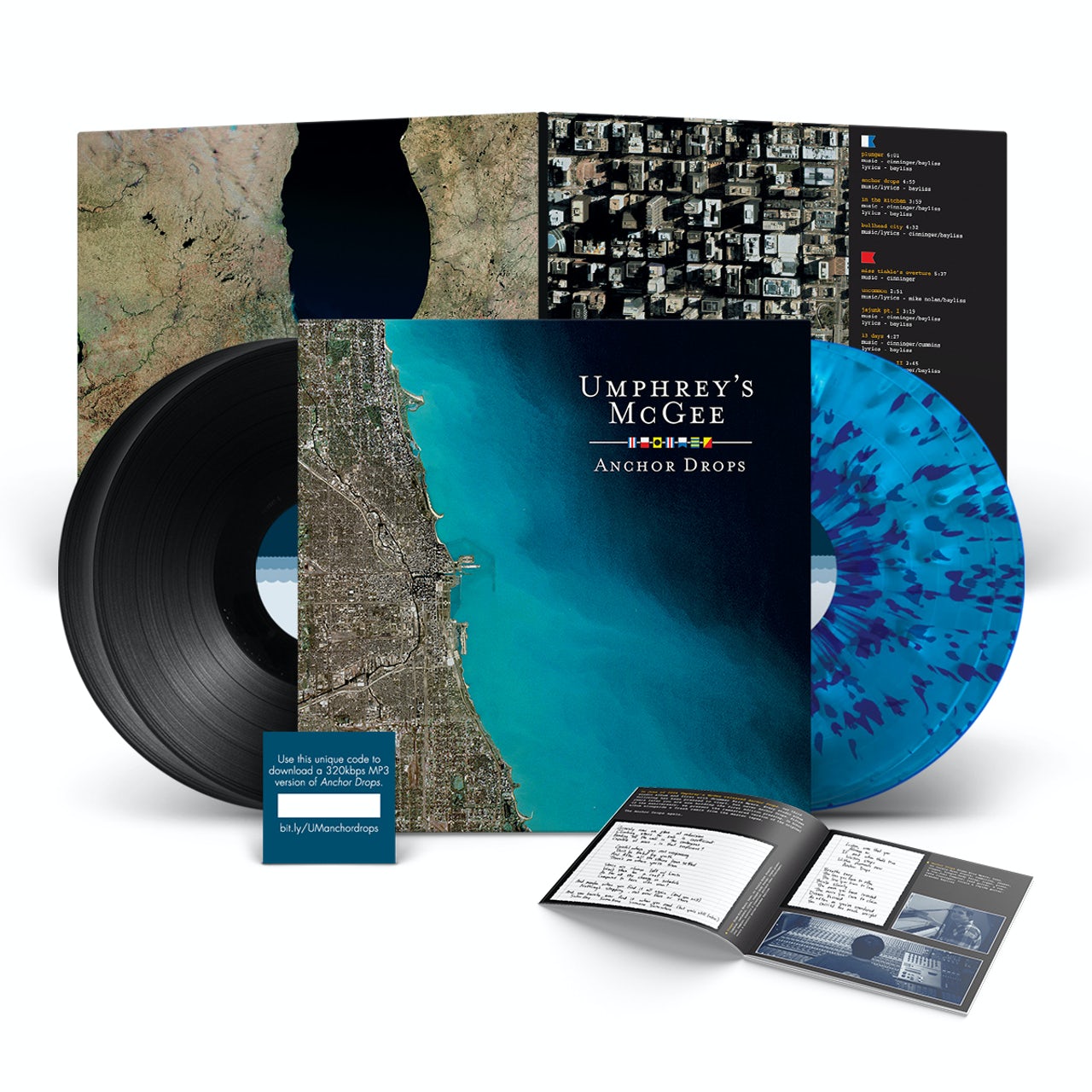 UMPHREY'S MCGEE 'ANCHOR DROPS REDUX' 2LP - REISSUE - BLUE SPLATTER