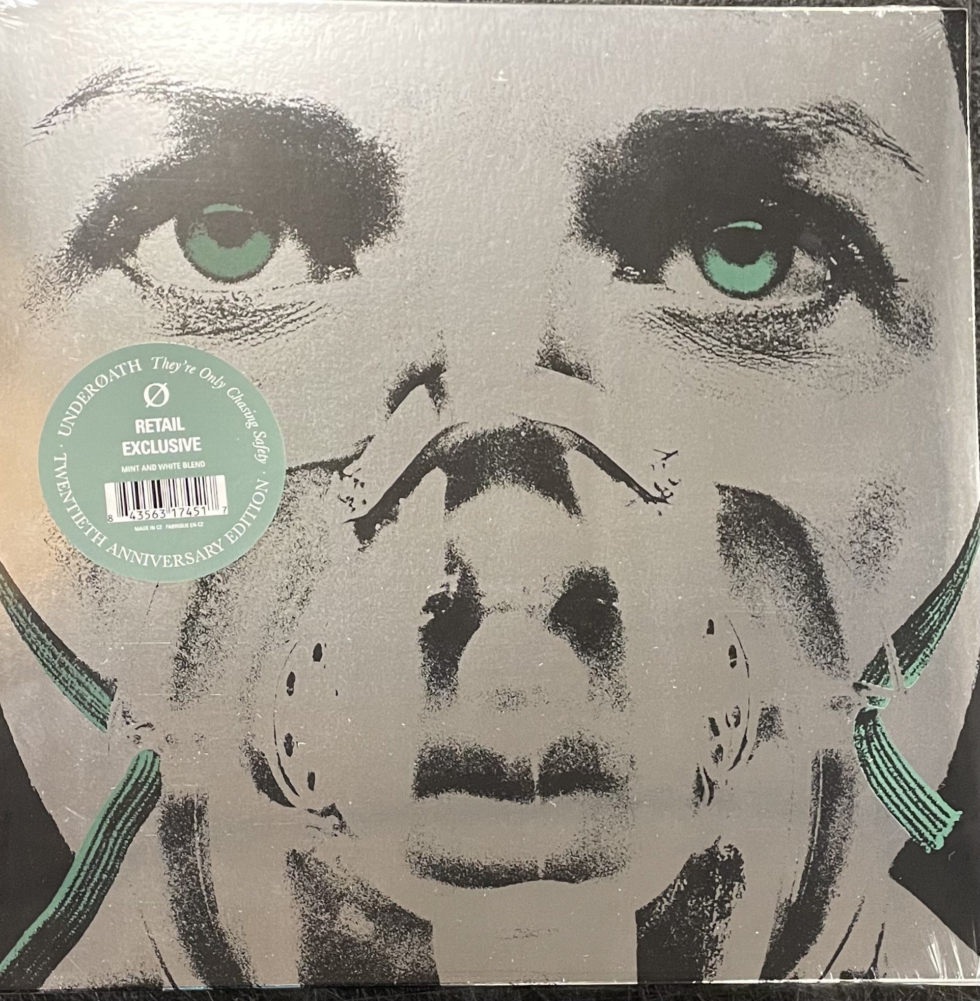 UNDEROATH 'THEY'RE ONLY CHASING SAFETY' LP - MINT/WHITE/BLEND