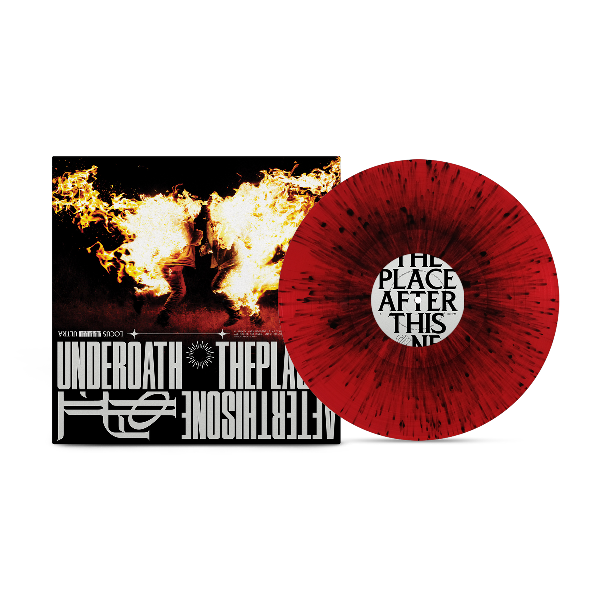 UNDEROATH ‘THE PLACE AFTER THIS ONE’ LP - EXCLUSIVE - LTD. 300 - TRANSLUCENT RED/BLACK/SPLATTER