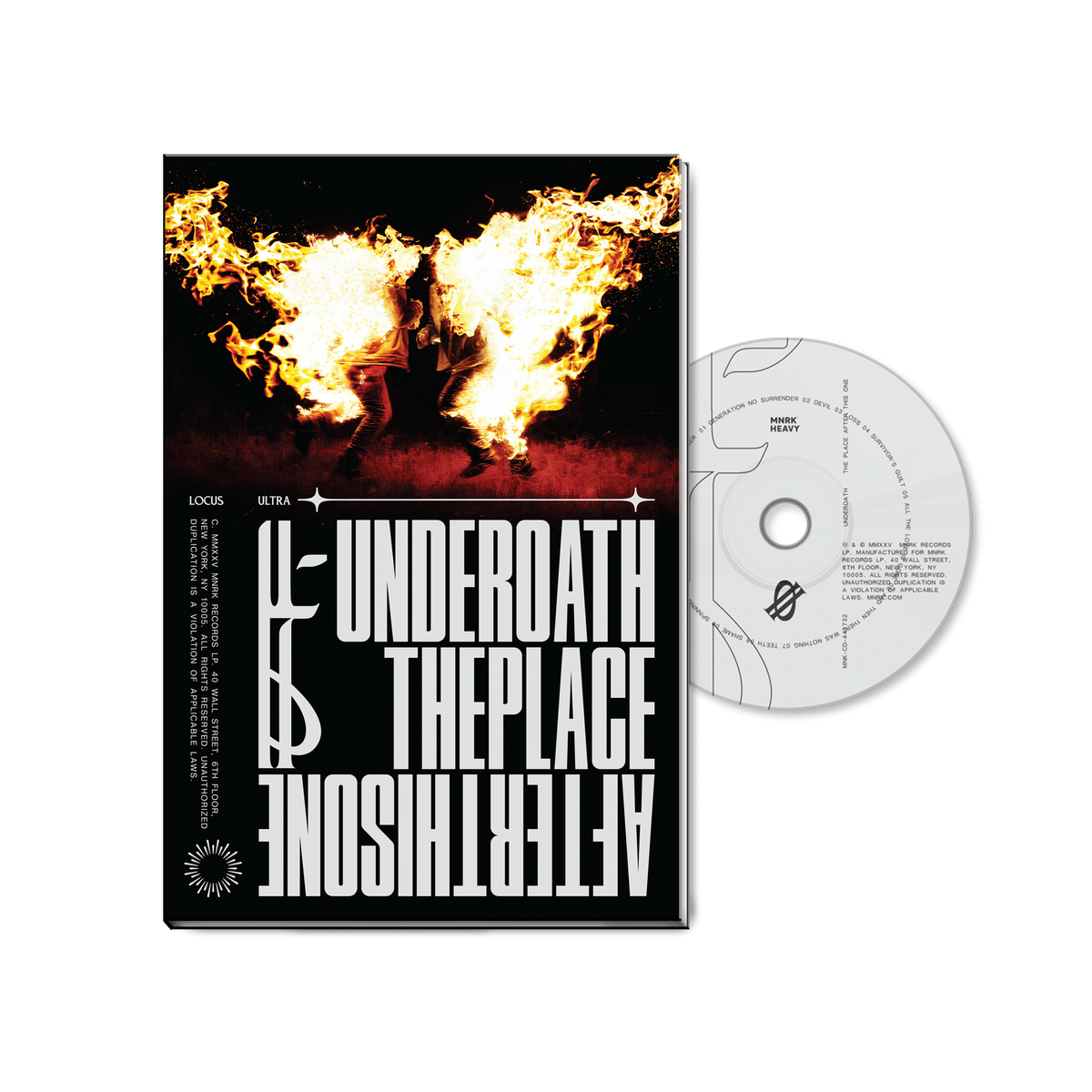 UNDEROATH 'THE PLACE AFTER THIS ONE' CD + ZINE