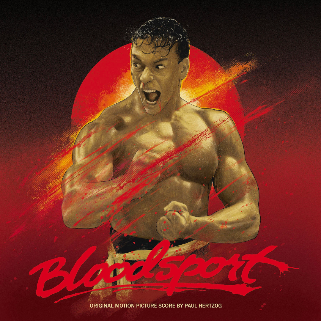 BLOODSPORT SOUNDTRACK 2LP BY PAUL HERTZOG - "KUMITE" - SPLATTER