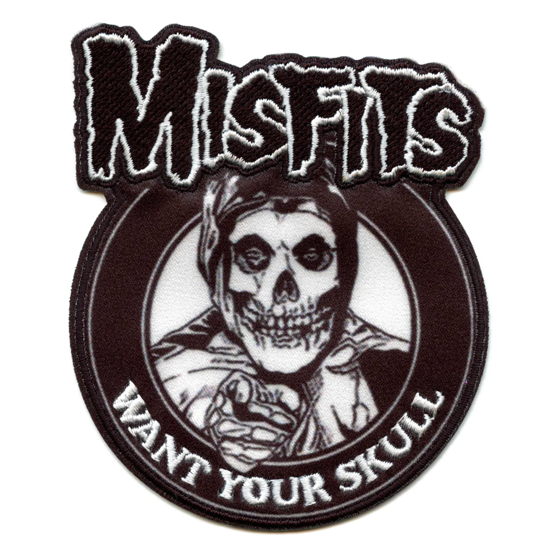 MISFITS - WANT YOUR SKULL - PATCH