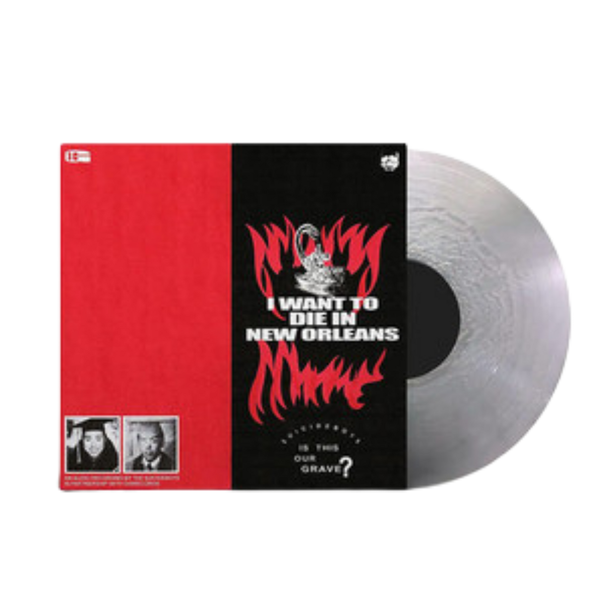 $UICIDEBOY$ 'I WANT TO DIE IN NEW ORLEANS' LP (Silver Vinyl)