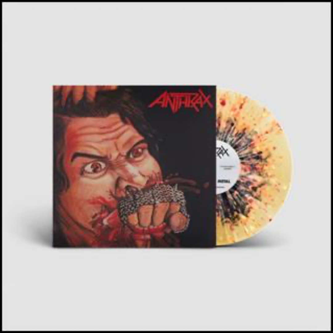 ANTHRAX 'FISTFUL OF METAL' LP - GOLD/BLACK/RED/SPLATTER