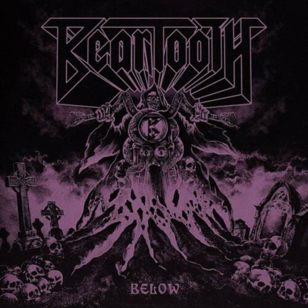 BEARTOOTH 'BELOW' SIGNED LP - ULTRACLEAR/PURPLE/BLACK