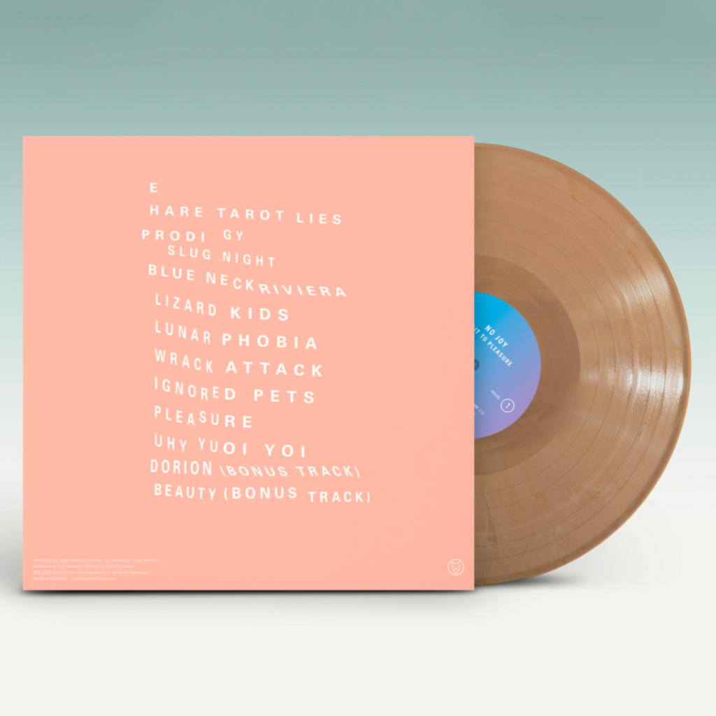 No Joy, Wait to Pleasure, Translucent Tan Vinyl LP Cover