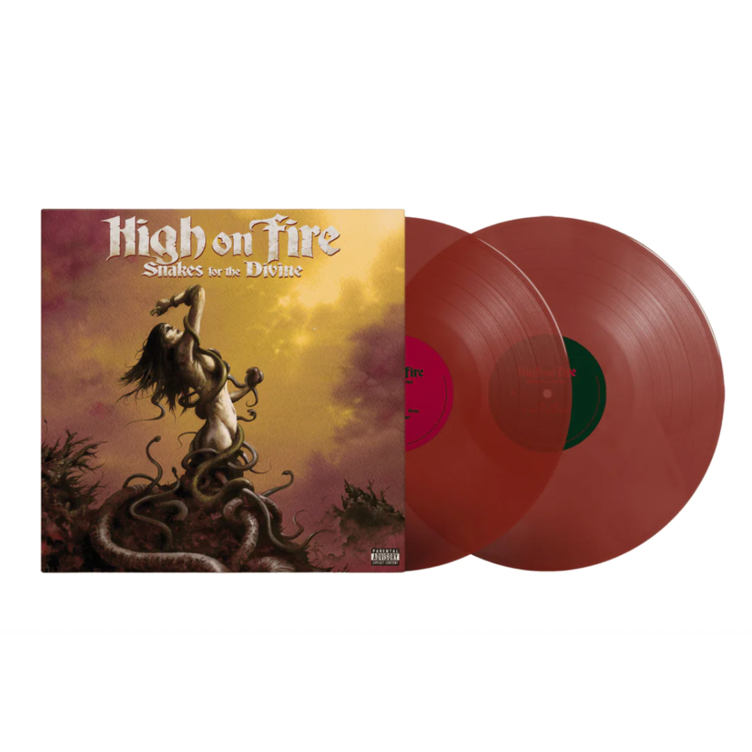 HIGH ON FIRE 'SNAKES FOR THE DIVINE' 2LP TRANSLUCENT RUBY