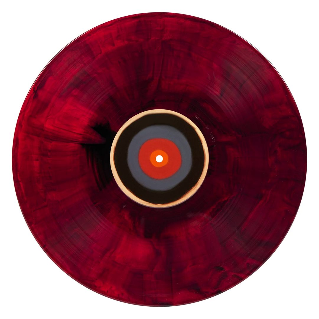 FRIDAY THE 13TH SOUNDTRACK LP BY HARRY MANFREDINI - BLOOD RED/BLACK