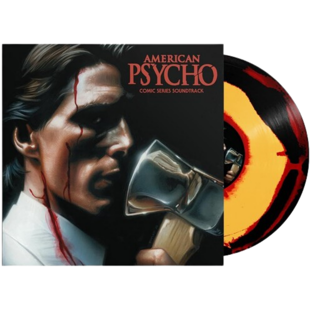AMERICAN PSYCHO 'COMIC SERIES SOUNDTRACK' 2LP (Apple Red/Beer/Black Galaxy Vinyl)