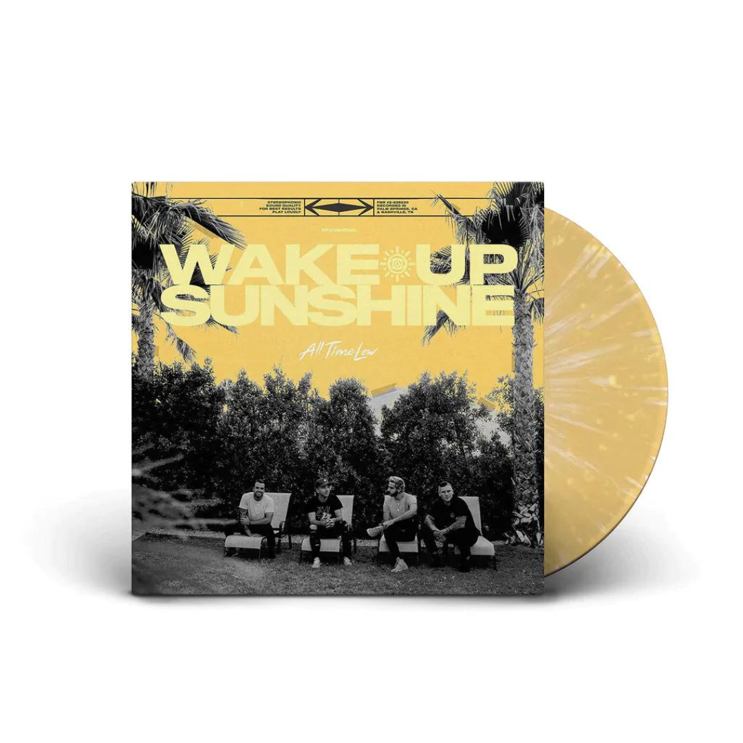 ALL TIME LOW 'WAKE UP SUNSHINE' LP - CUSTARD/WHITE/SPLATTER