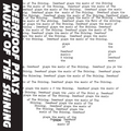 DEERHOOF 'PLAYS MUSIC OF THE SHINING 7" EP - GREEN