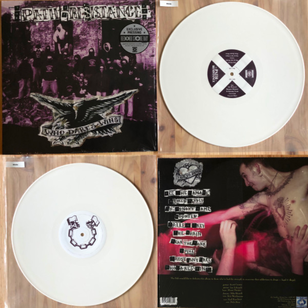 THE PATH OF RESISTANCE 'WHO DARE WINS' LP - WHITE