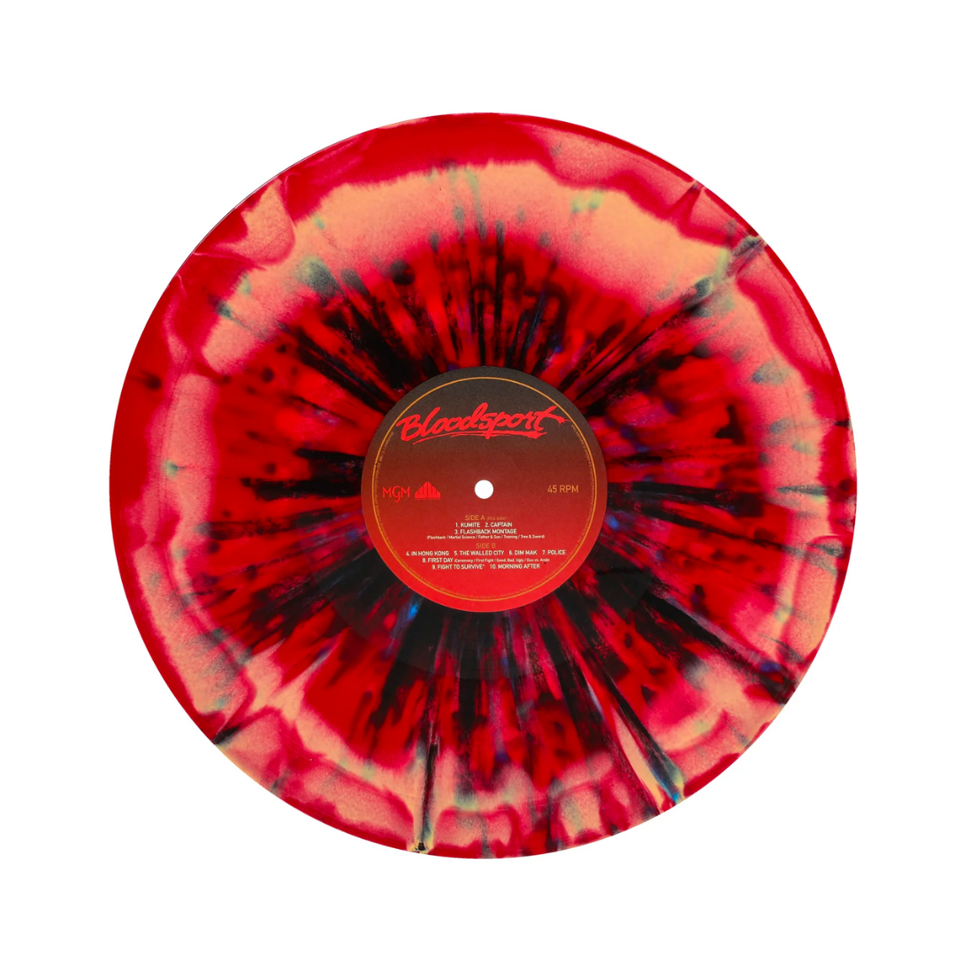 BLOODSPORT SOUNDTRACK 2LP BY PAUL HERTZOG - "KUMITE" - SPLATTER