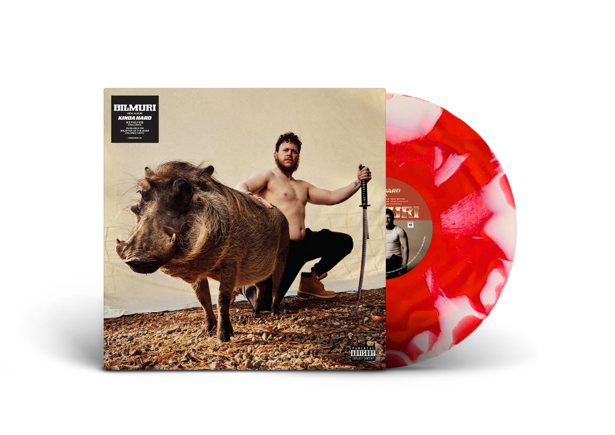 BILMURI 'KINDA HARD' LP - EXCLUSIVE - LTD. 500 - RED/WHITE/BLOTCHED SPLATTER