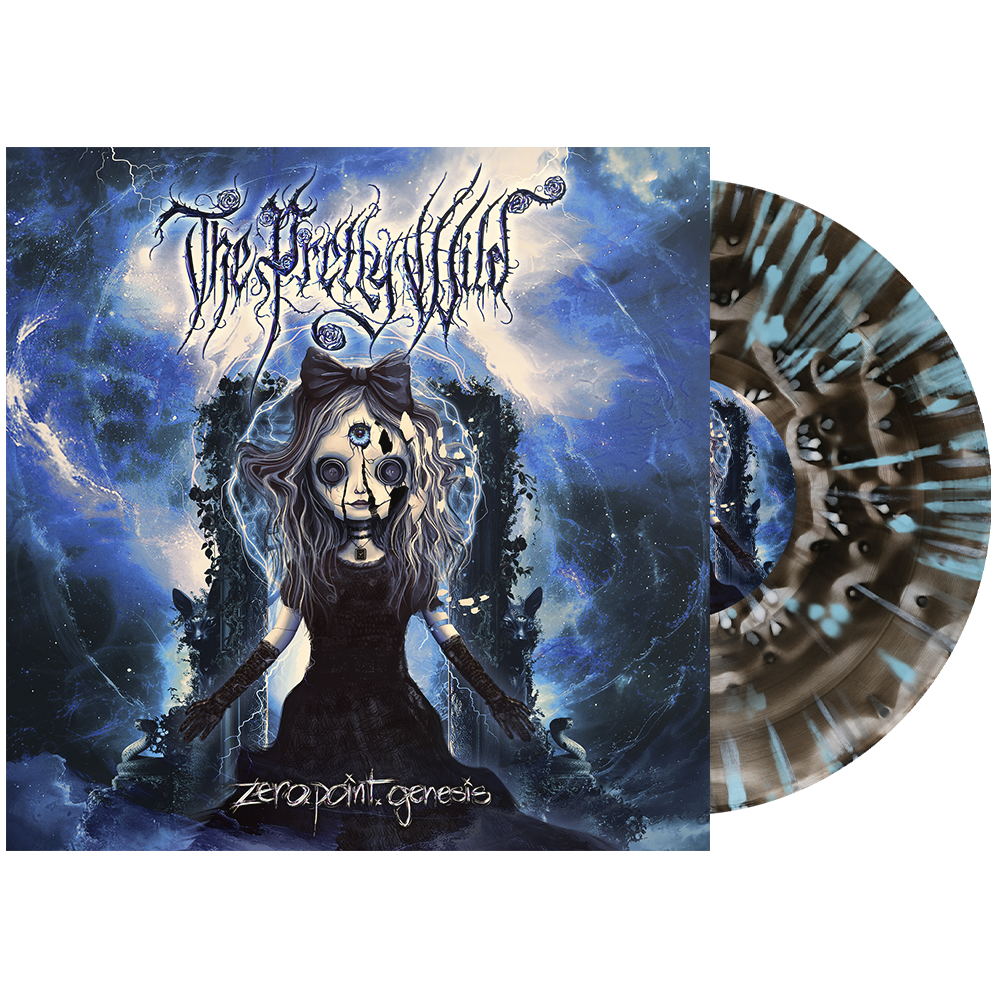 THE PRETTY WILD 'ZERO.POINT.GENESIS' LP - EXCLUSIVE - LTD. 100 - BACK ICE CLOUDY/BABY BLUE SPLATTER