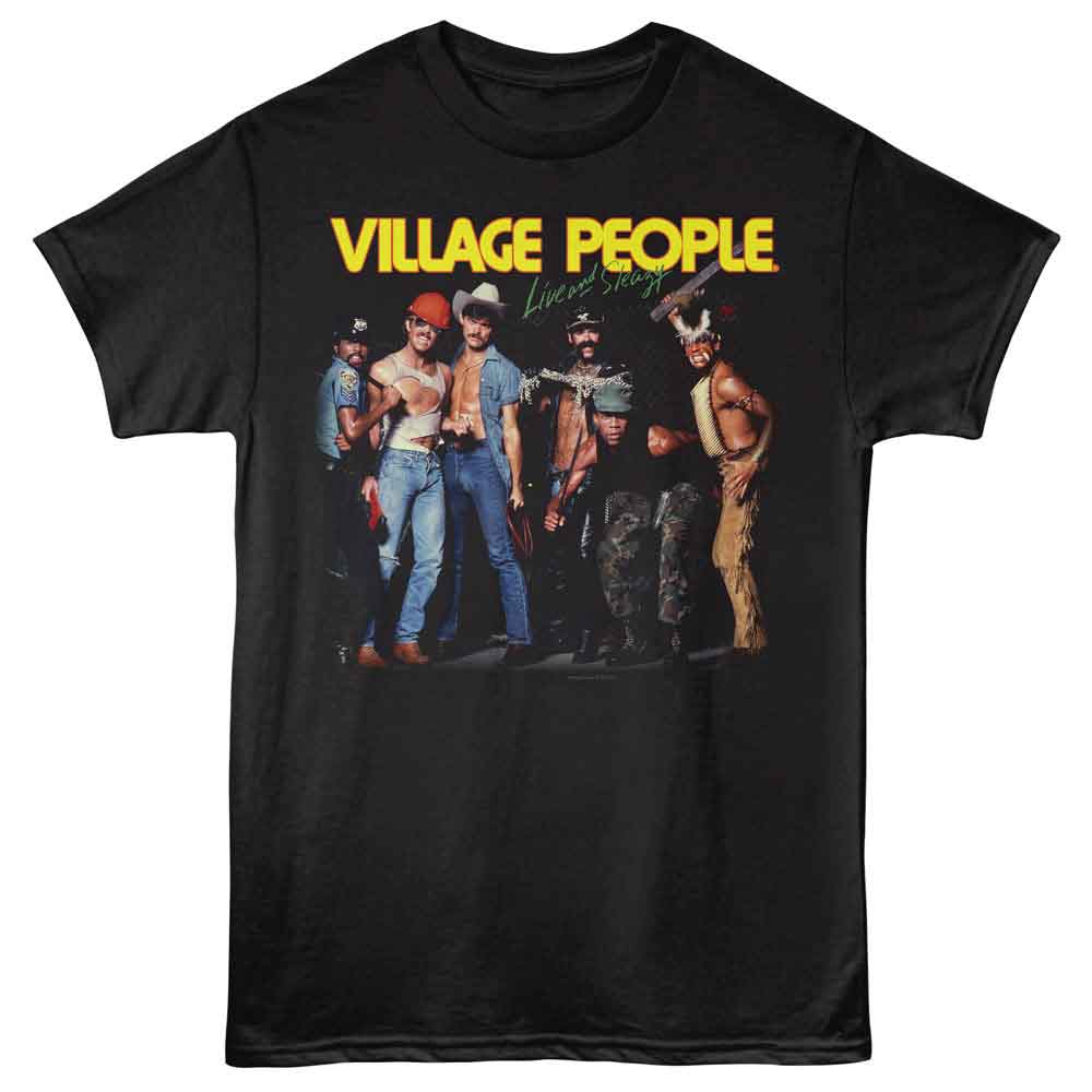 VILLAGE PEOPLE - LIVE AND SLEAZY SHIRT