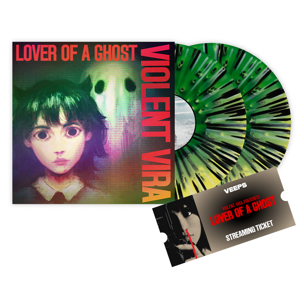 VIOLENT VIRA ‘LOVER OF A GHOST’ DELUXE EDITION 2LP (Exclusive – Limited to 500, Ectoplasm Splatter Vinyl) + Live Performance + Q&A Ticket