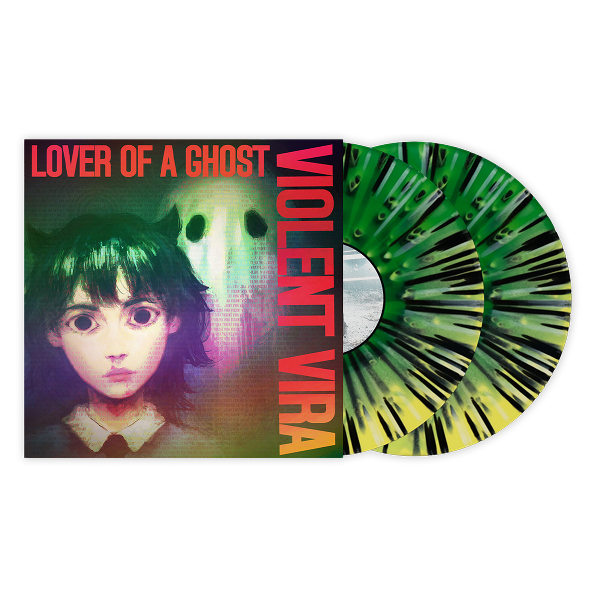 VIOLENT VIRA ‘LOVER OF A GHOST’ DELUXE EDITION 2LP (Exclusive – Limited to 500, Ectoplasm Splatter Vinyl)