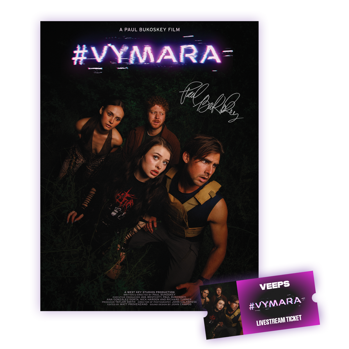 #VYMARA STREAM TICKET & POSTER BUNDLE