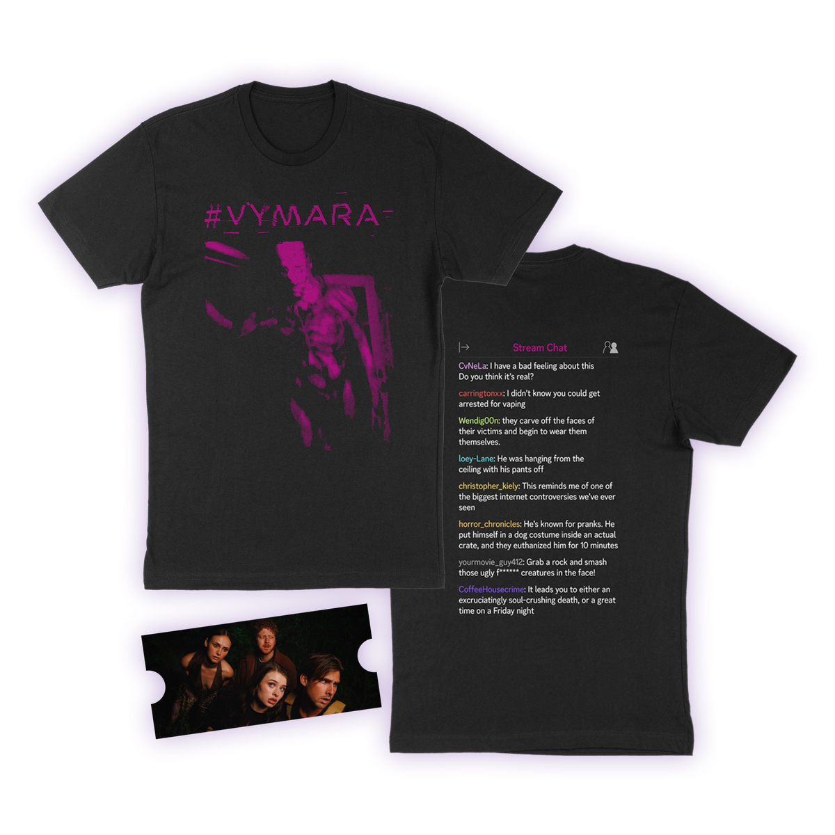 #VYMARA STREAM TICKET & T-SHIRT BUNDLE