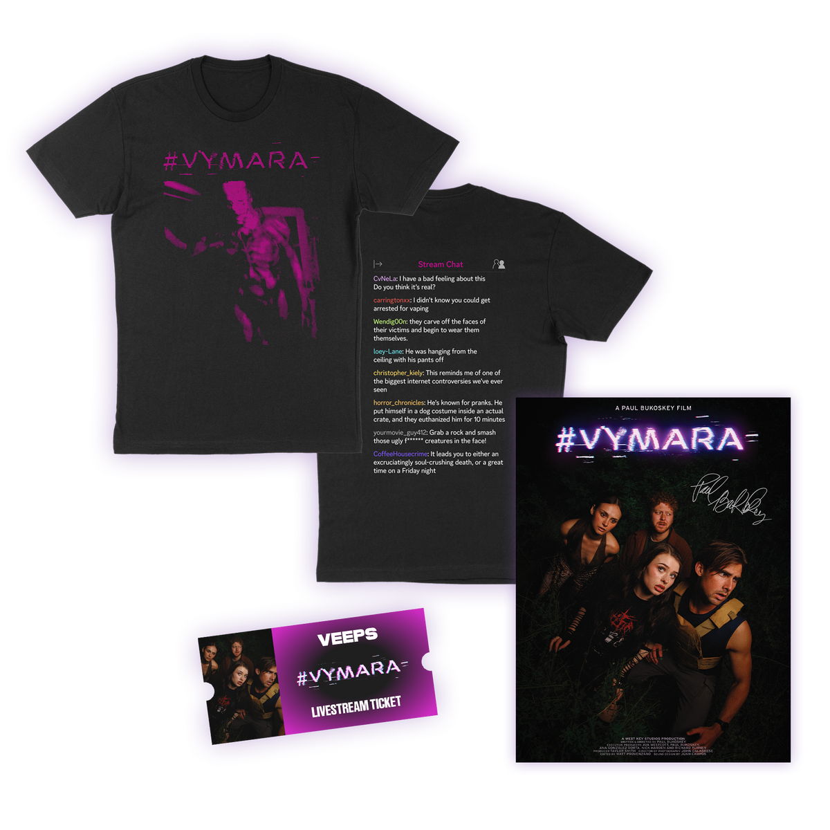 #VYMARA SUPER BUNDLE (TICKET + T-SHIRT + POSTER)