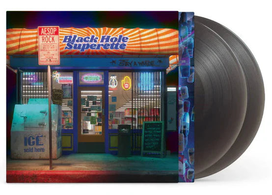 AESOP ROCK 'BLACK HOLE SUPERETTE' 2LP - BLACK ICE