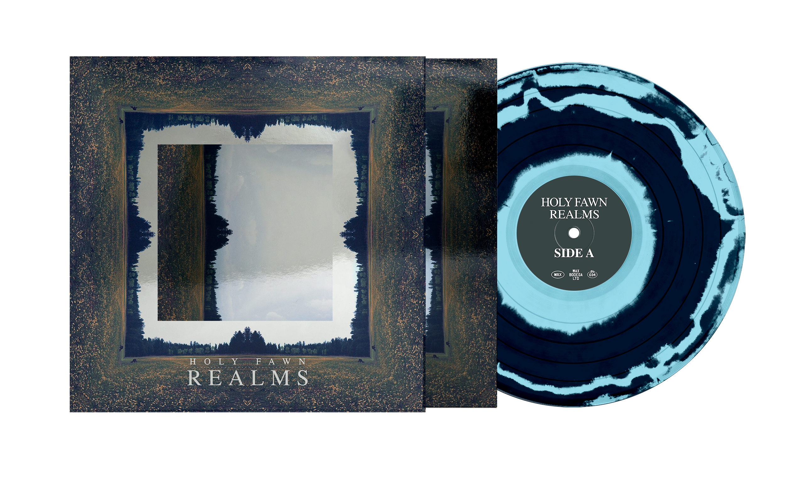 HOLY FAWN ‘REALMS’ EP - LTD. 250 - TRANSPARENT BLUE/POWDER BLUE