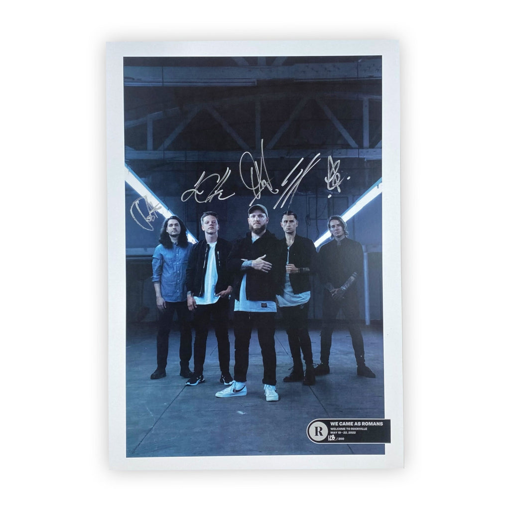 WE CAME AS ROMANS ‘DARKBLOOM’ LP - EXCLUSIVE - LTD. - ROCKVILLE PRINT BUNDLE