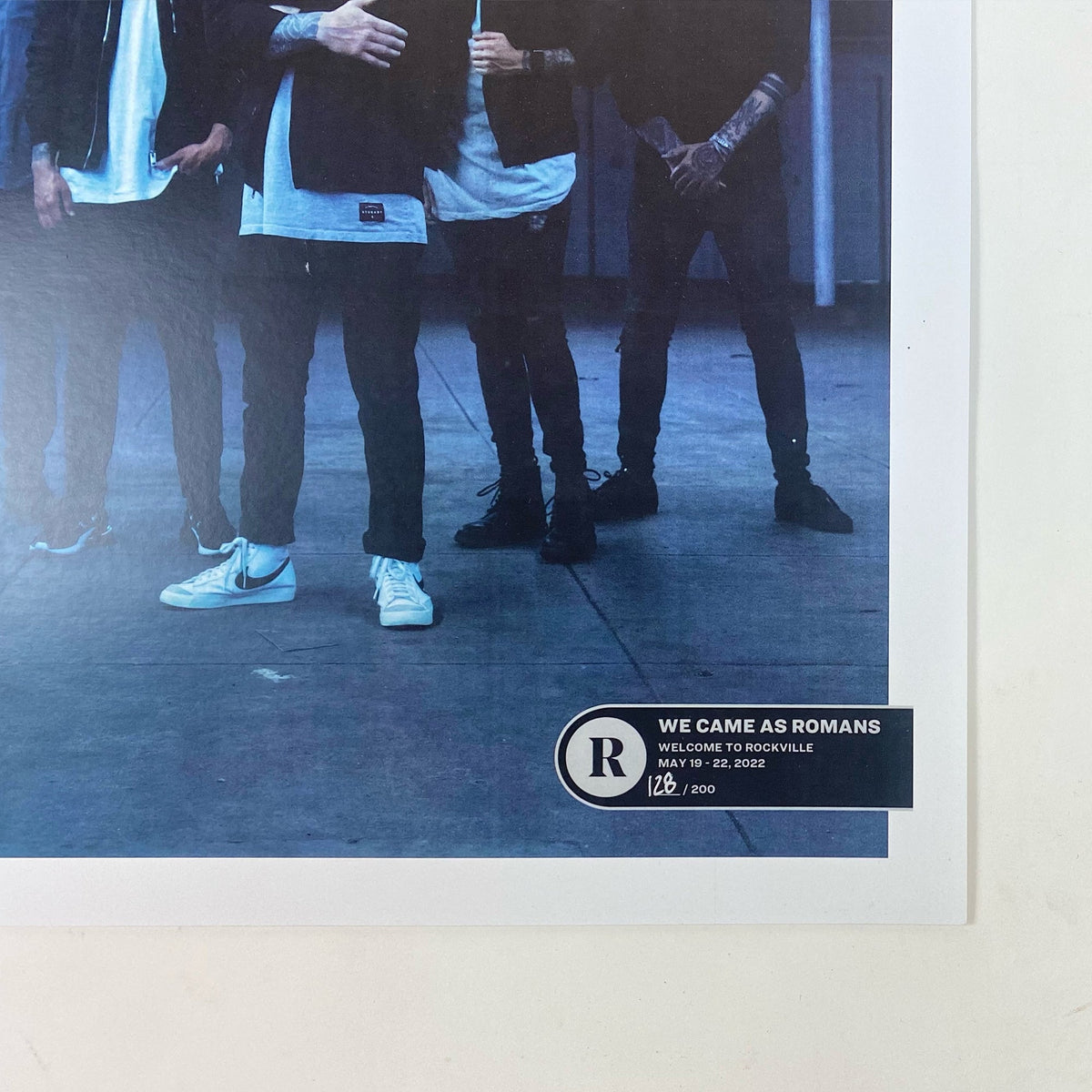 WE CAME AS ROMANS x REVOLVER x WELCOME TO ROCKVILLE 2022 NUMBERED POSTER - EXCLUSIVE - LTD.