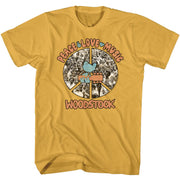 WOODSTOCK - PEACE LOVE MUSIC SHIRT