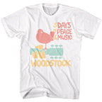 WOODSTOCK - 3 DAYS OF PEACE SHIRT