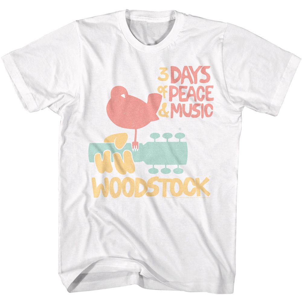 WOODSTOCK - 3 DAYS OF PEACE SHIRT