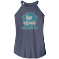 WOODSTOCK - PEACE LOVE AND MUSIC LADIES SHIRT