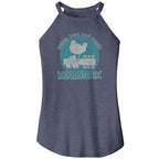 WOODSTOCK - PEACE LOVE AND MUSIC LADIES SHIRT