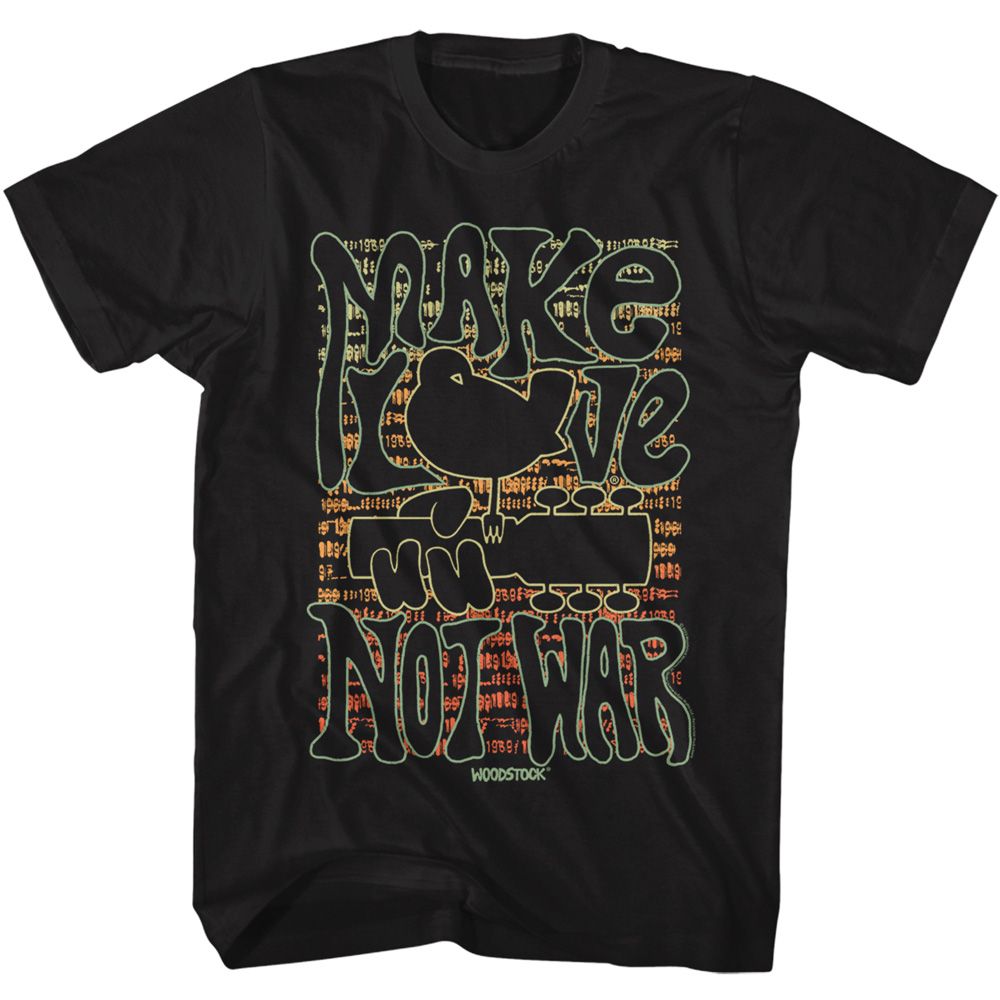 WOODSTOCK - MAKE LOVE NOT WAR SHIRT