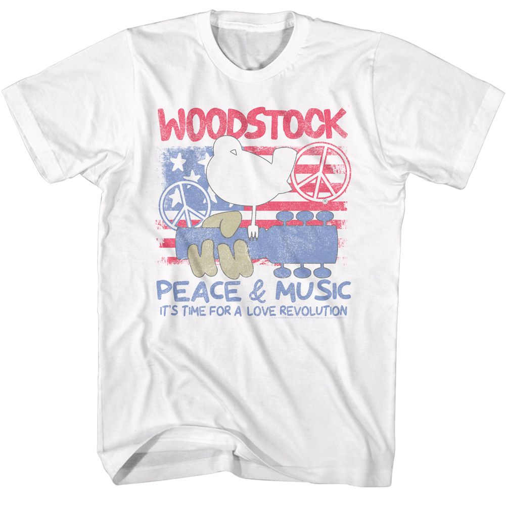 WOODSTOCK - PATRIOTIC LOVE REVOLUTION SHIRT