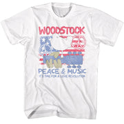 WOODSTOCK - PATRIOTIC LOVE REVOLUTION SHIRT