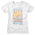 WOODSTOCK - PEACE AND MUSIC LANDSCAPE LADIES SHIRT