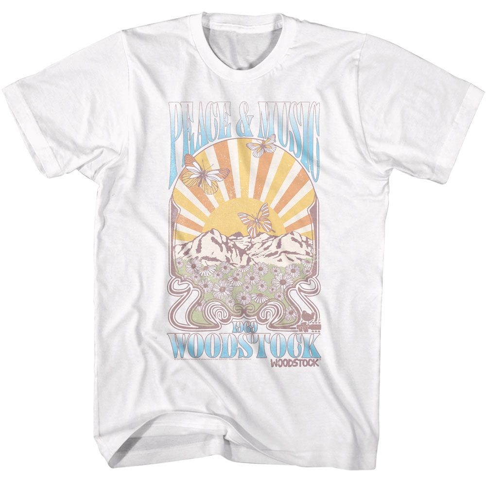 WOODSTOCK - PEACE AND MUSIC LANDSCAPE SHIRT
