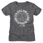 WOODSTOCK - LOVE REVOLUTION PEACE SIGN LADIES SHIRT