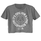 WOODSTOCK - LOVE REVOLUTION PEACE SIGN LADIES SHIRT